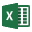 Export Data to Excel icon