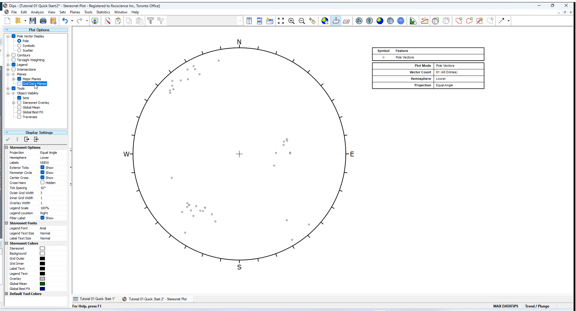 Stereonet Legend