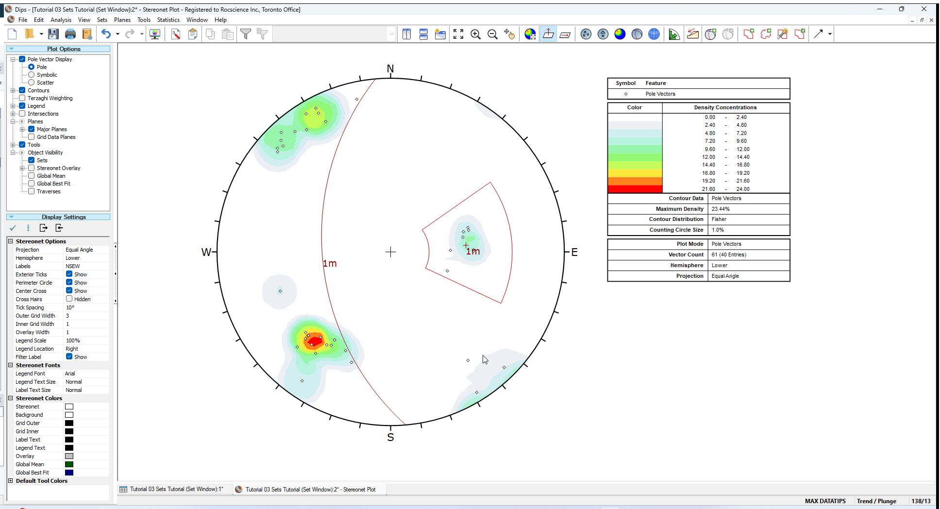 Stereonet Plot View