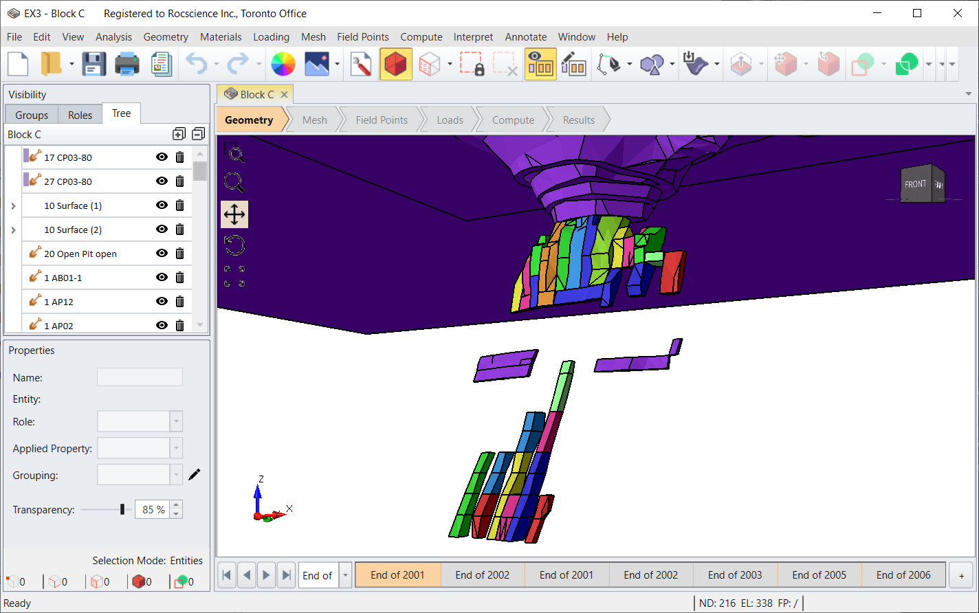 Imported Map3D Model in EX3