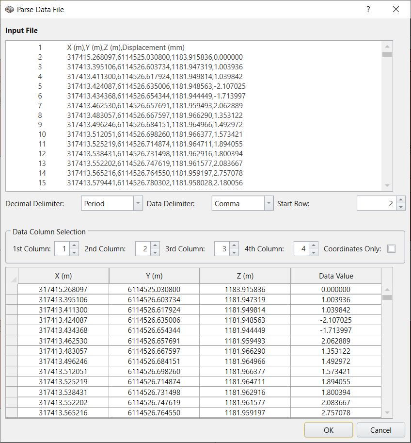 Parse Data File