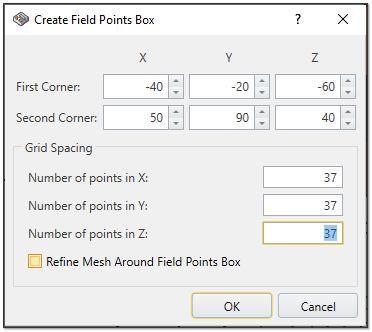 Create Field Points Box