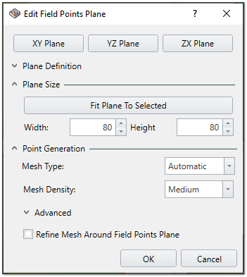 Create Field Points Plane