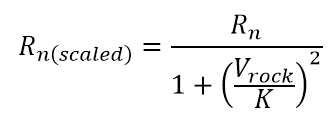 Formula used to determine scaled Rn