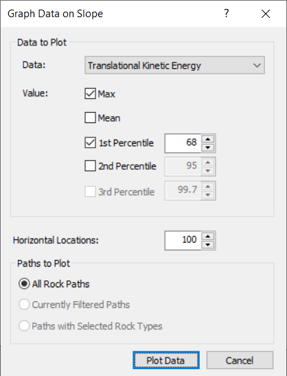 Graph Data on Slope icon 