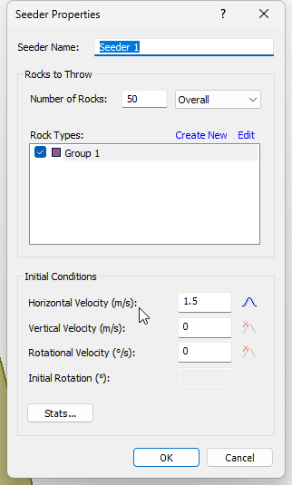 Select Properties dialog 