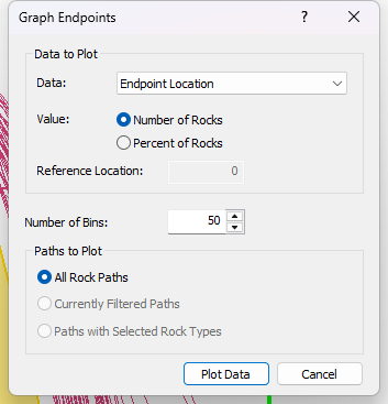 Graph Endpoints dialog 