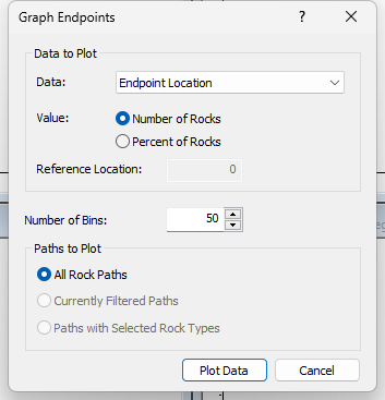 Graph Endpoints dialog 