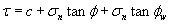 Mohr-Coulomb failure criterion