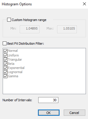 Histogram Options 