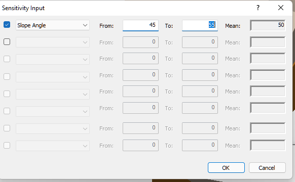 Sensitivity Input 