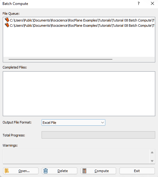 Excel File Format