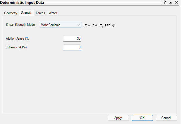 Deterministic Input Data