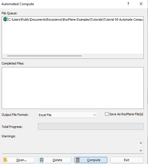 Excel File Format