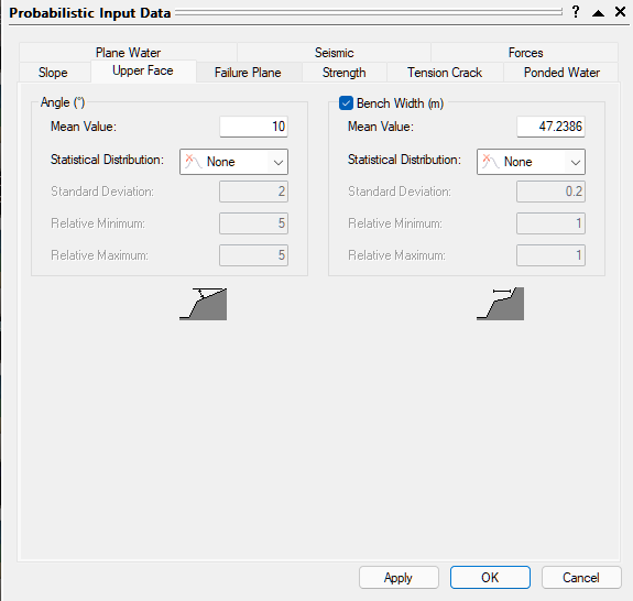 Probabilistic Input Data