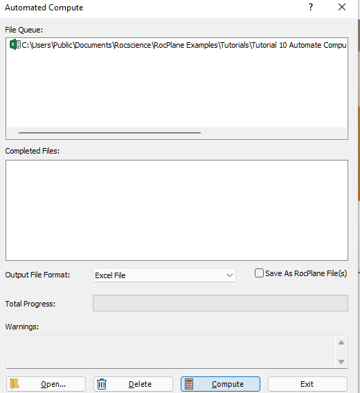 Excel File Format