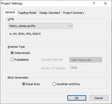 Project Settings general
