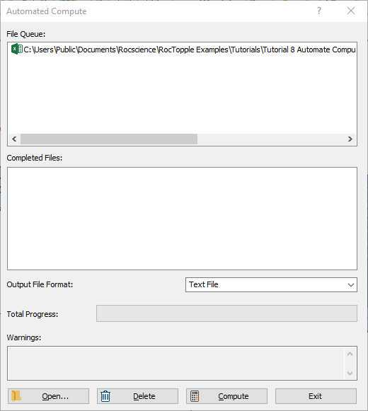  Automated Compute excel file