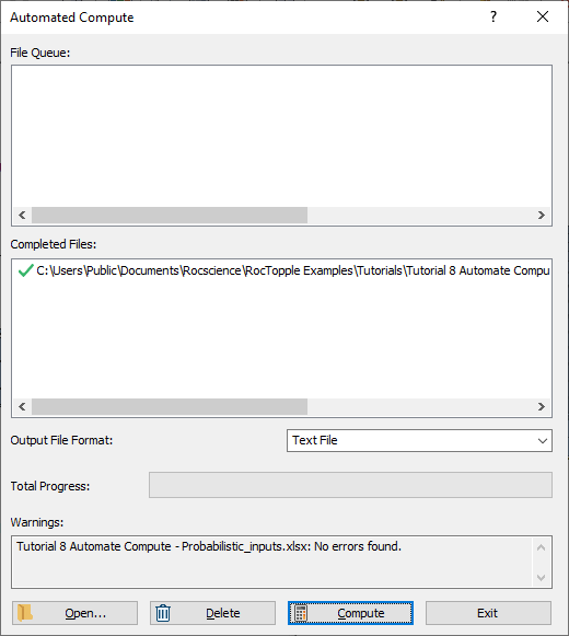  Automated Compute text file