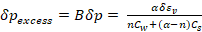 Excess Pore pressure - equation 2.1b