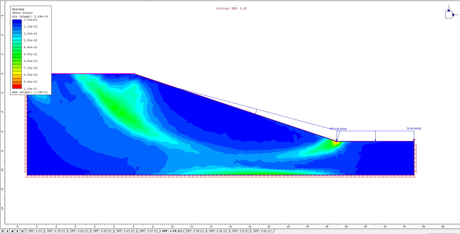 Image of model with L/H= 0.2