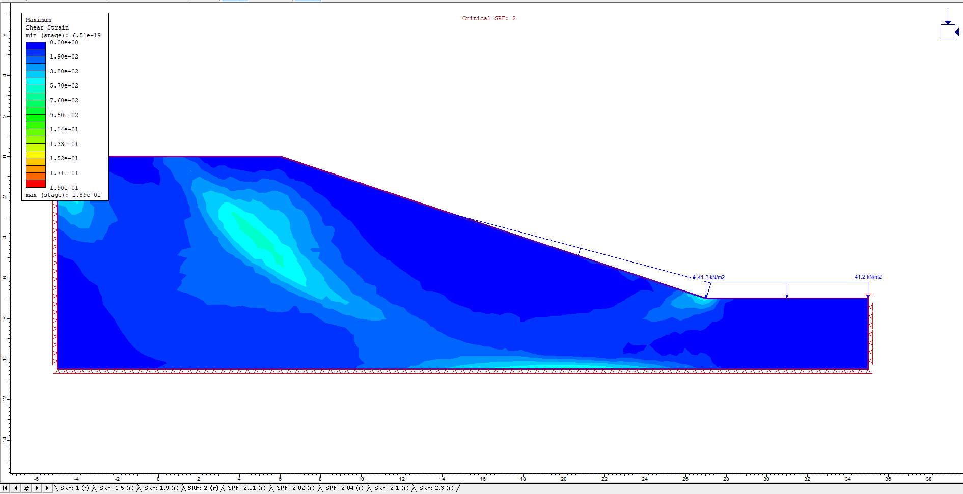 Image of model with L/H= 0.4 