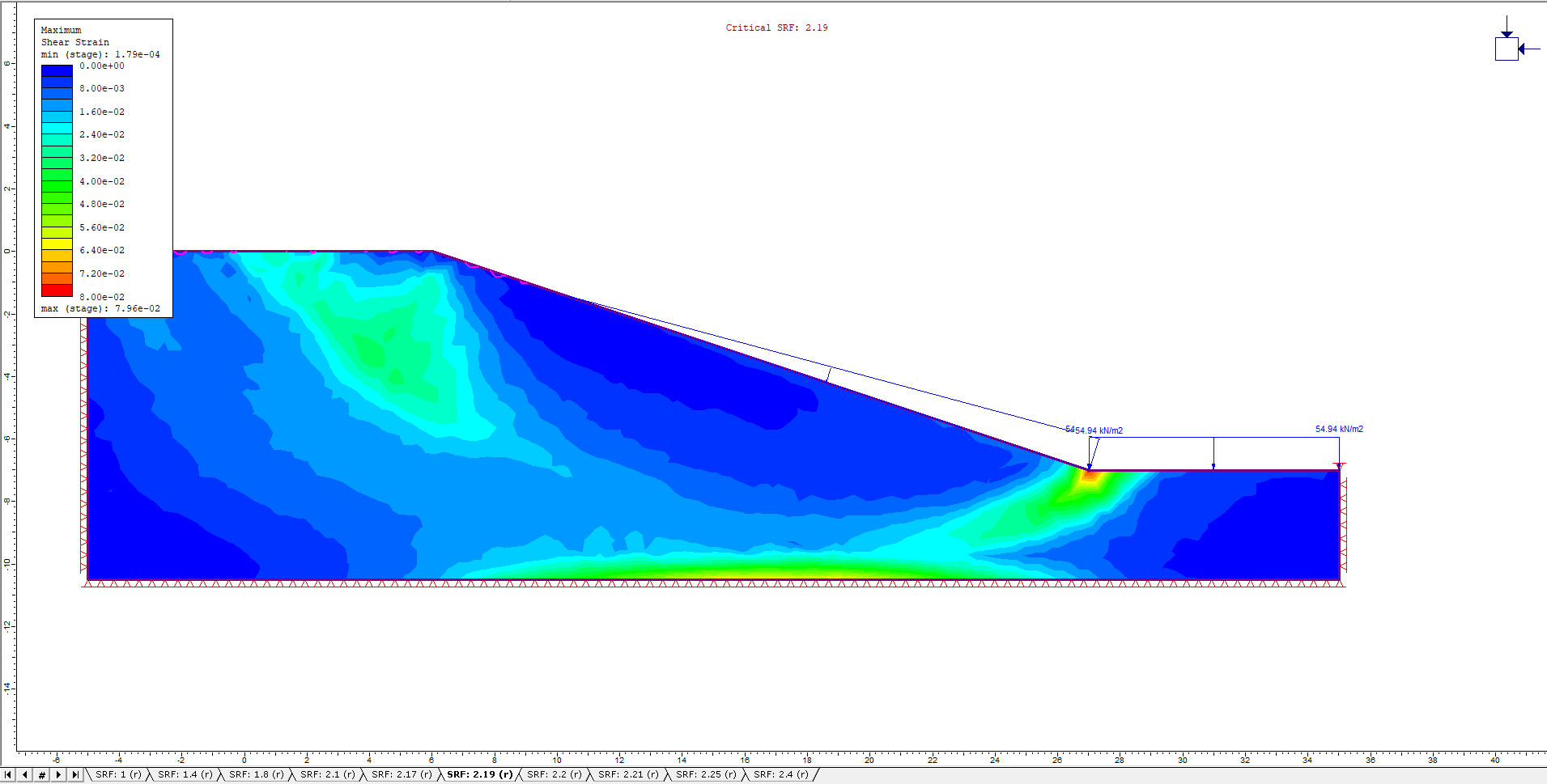 Image of model with L/H= 0.2 