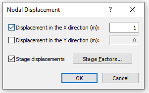 Normal Displacement dialog box 