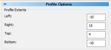 Profile Options dialog box 