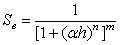 Equation defining the van Genuchten permeability function 