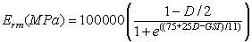 The Simplified Hoek & Diederichs equation 