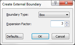 Create External Boundary 