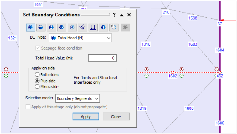 Set Boundary Conditions