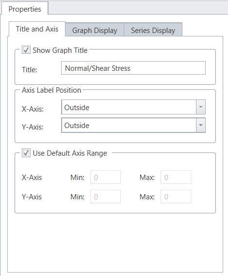 Properties Pane - Graph Editor functions