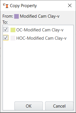 Copy Property dialog 