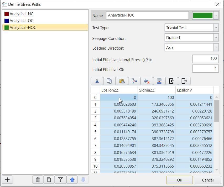 Stress path data dialog box 