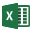 Export Data to Excel icon