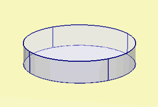 Circular load in 3D view