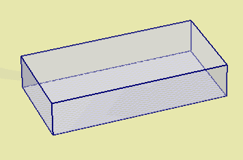 Rectangular load in 3D view