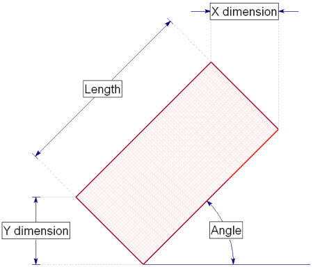 Length and angle dimension tools in the Plan View