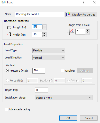  Load properties