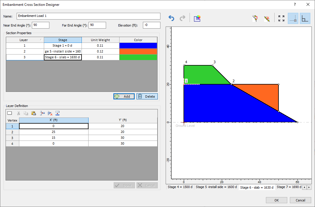 Embankment Cross Section Designer