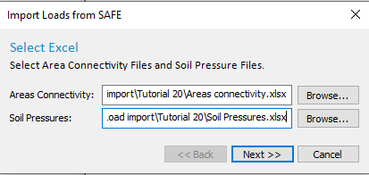 Import Loads from SAFE