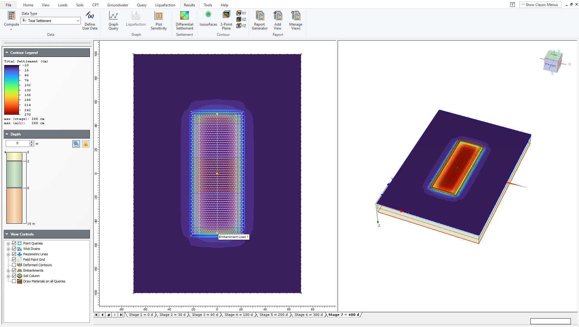 2D and 3D View of Stage 7 Model