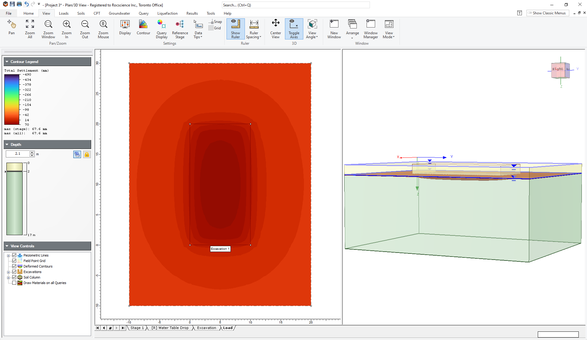 2D and 3D View of Final Stage Model