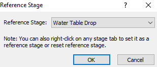 Reference Stage dialog