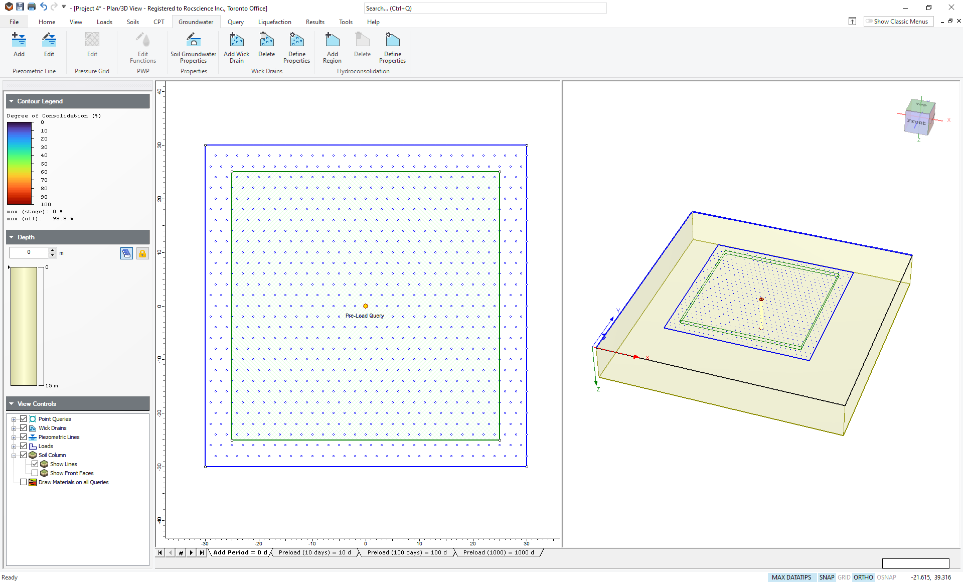 2D and 3D View of Final Stage of Model