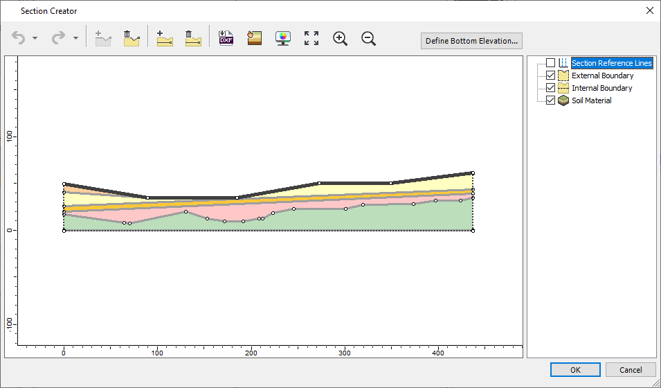 Section creator examples