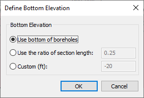 Define Bottom Elevation