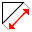 X Axis Length Icon